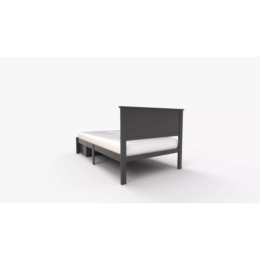 Boston Platform Bed 3D Model – Contemporary Furniture, PBR Textures, FBX - View 6