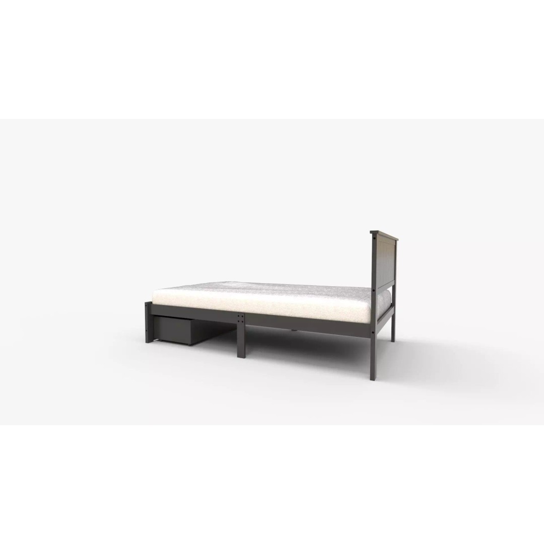 Boston Platform Bed 3D Model – Contemporary Furniture, PBR Textures, FBX - View 7