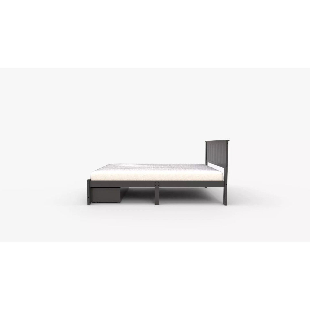 Boston Platform Bed 3D Model – Contemporary Furniture, PBR Textures, FBX - View 8