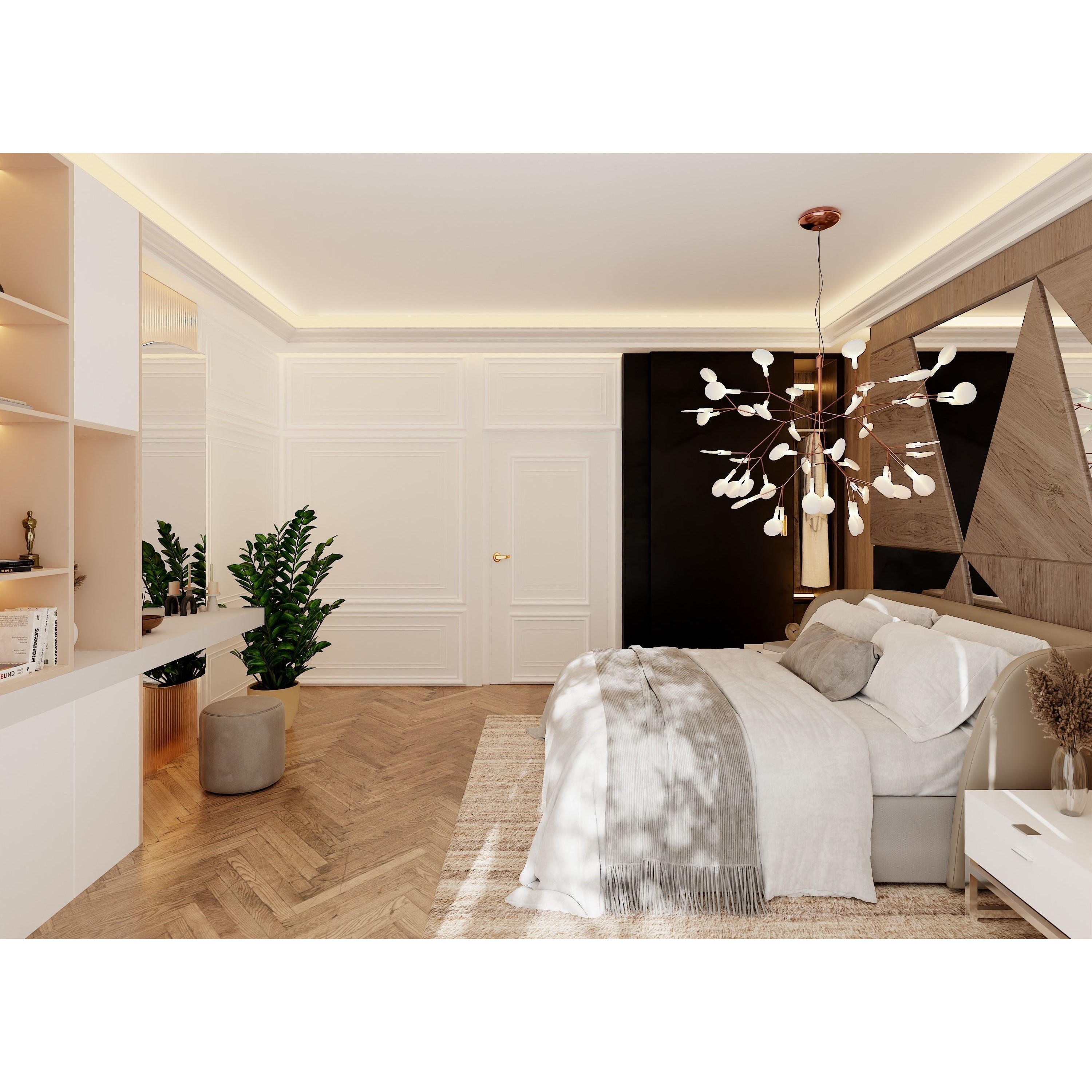 Photorealistic Bedroom Scene - Optimized 3D Model - View 7