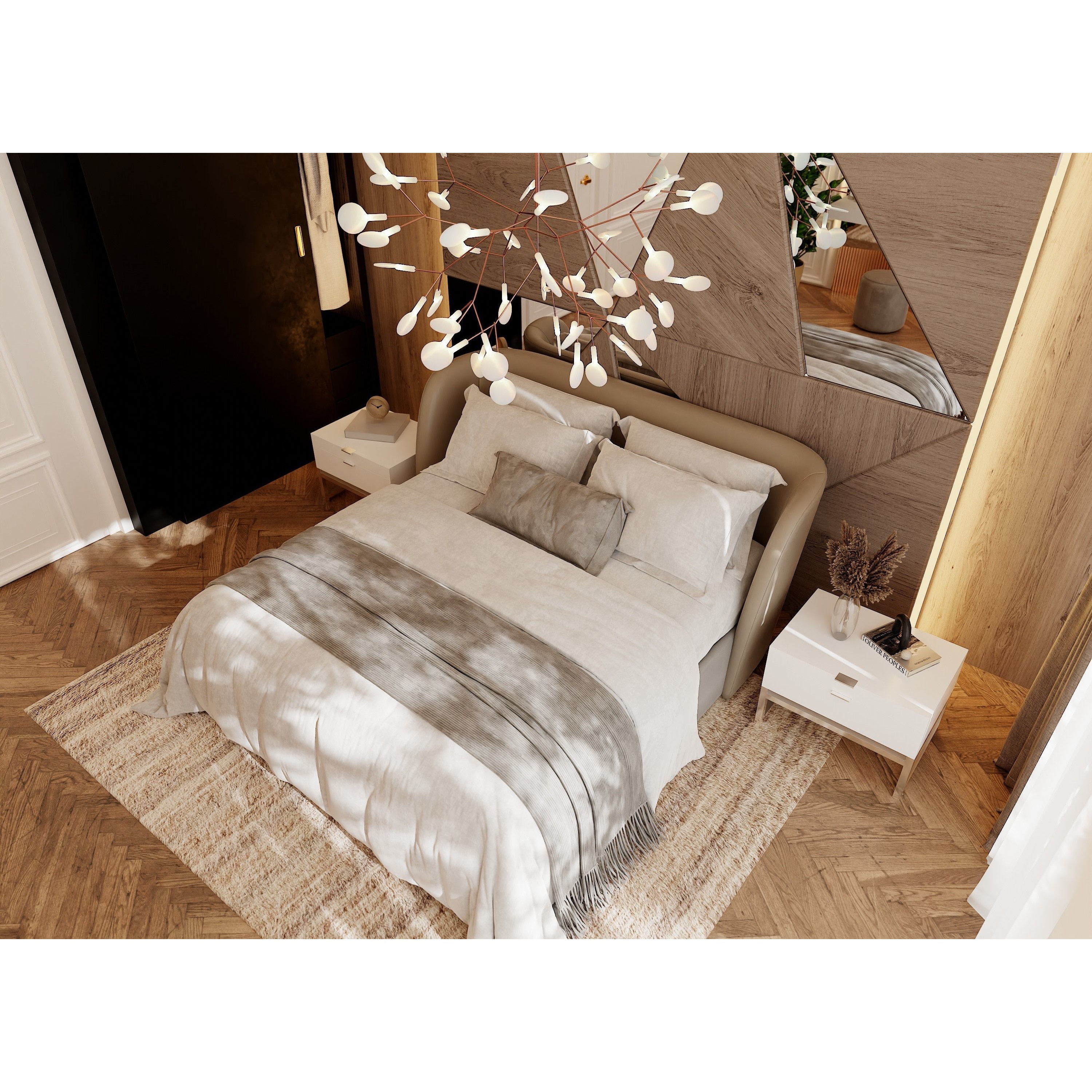 Photorealistic Bedroom Scene - Optimized 3D Model - View 8