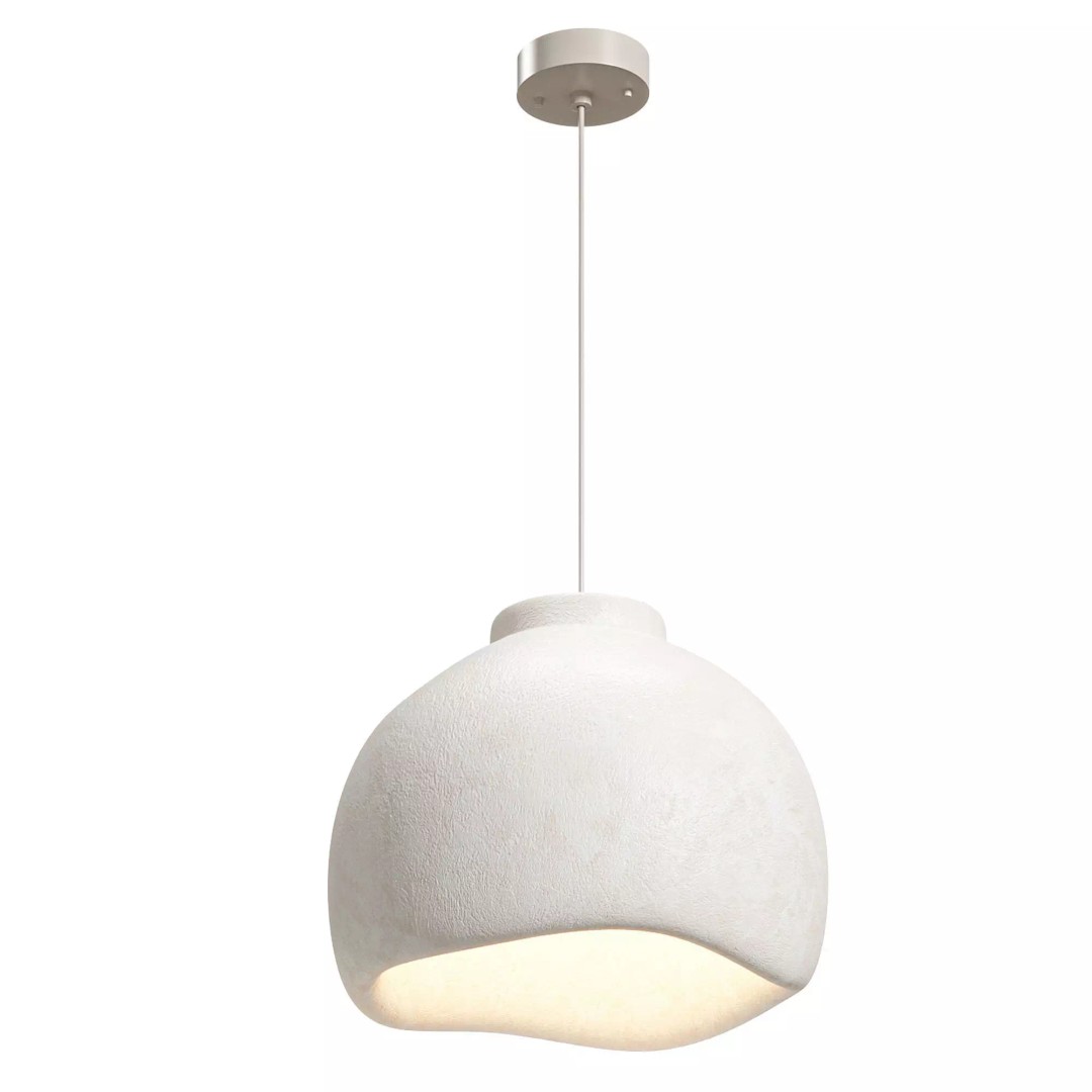 Modern Resin Bells Pendant Light 3D Model – High Poly, Corona Render, OBJ - View 7