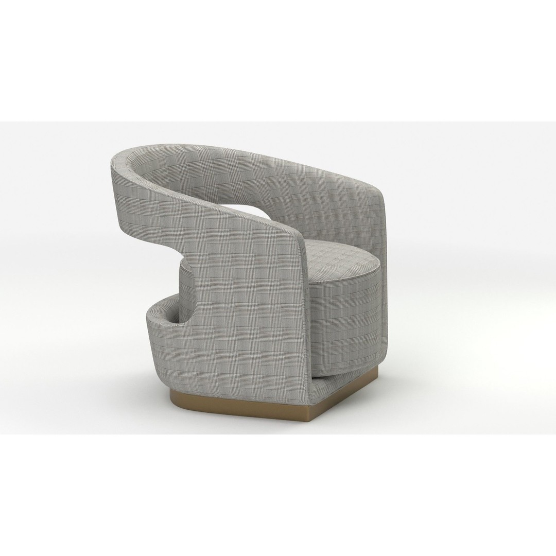 Chair 192 3D Model – Modern Furniture Design, FBX, PBR Textures - View 12