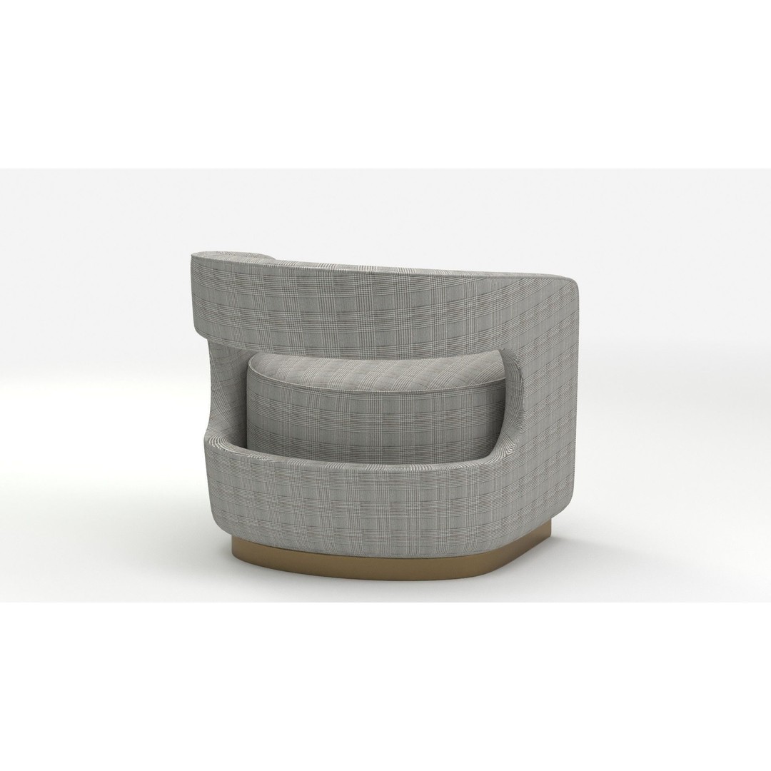 Chair 192 3D Model – Modern Furniture Design, FBX, PBR Textures - View 13