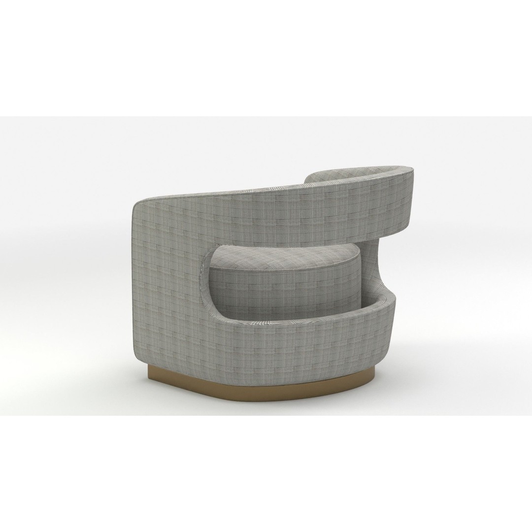 Chair 192 3D Model – Modern Furniture Design, FBX, PBR Textures - View 15
