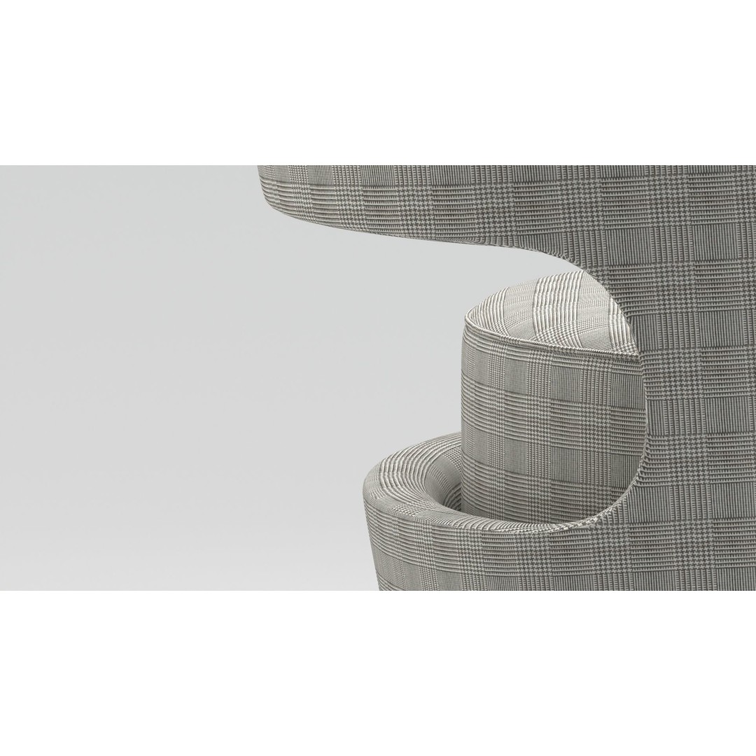 Chair 192 3D Model – Modern Furniture Design, FBX, PBR Textures - View 17