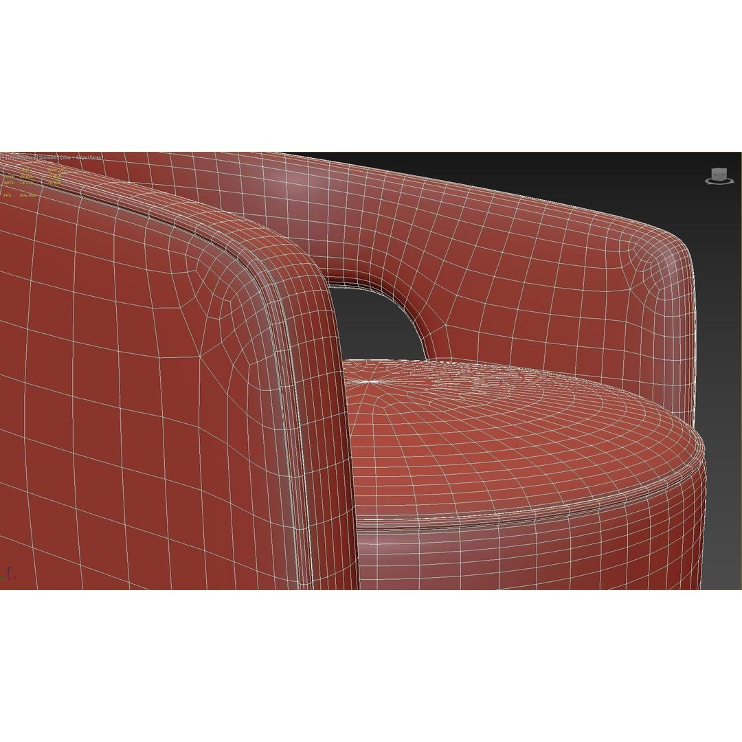 Chair 192 3D Model – Modern Furniture Design, FBX, PBR Textures - View 19