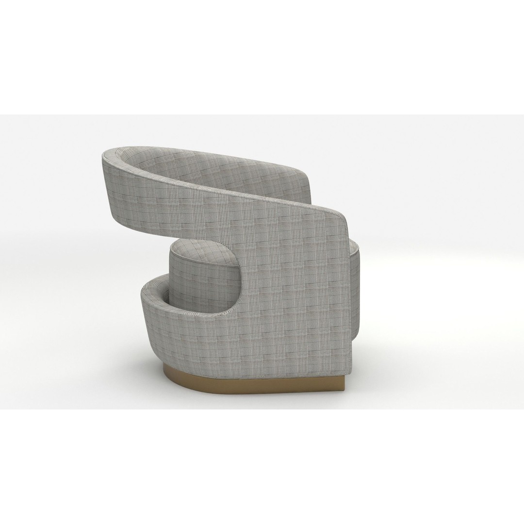 Chair 192 3D Model – Modern Furniture Design, FBX, PBR Textures - View 8