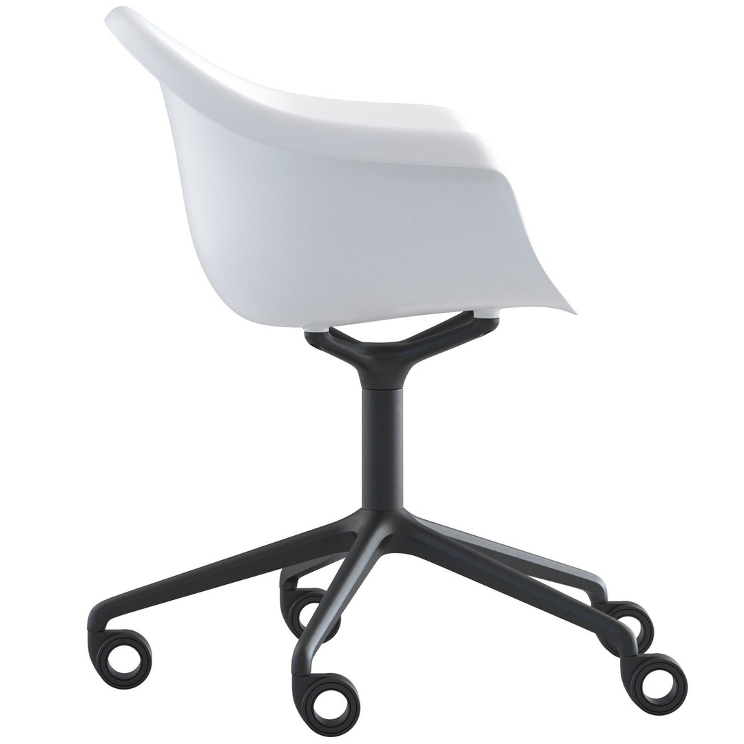 Vondom Incasso Caster Armchair 3D Model – Realistic Furniture Asset, FBX, OBJ - View 3