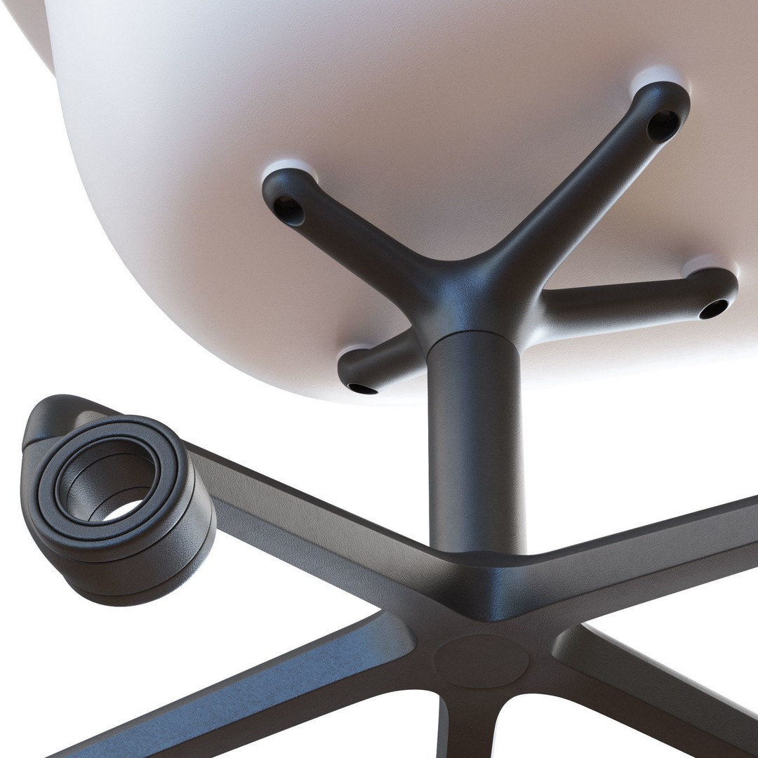 Vondom Incasso Caster Armchair 3D Model – Realistic Furniture Asset, FBX, OBJ - View 8