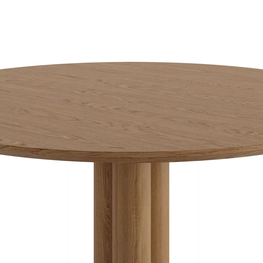 Cinnabon Dining Table 3D Model – Modern Round Kitchen Furniture, FBX, OBJ