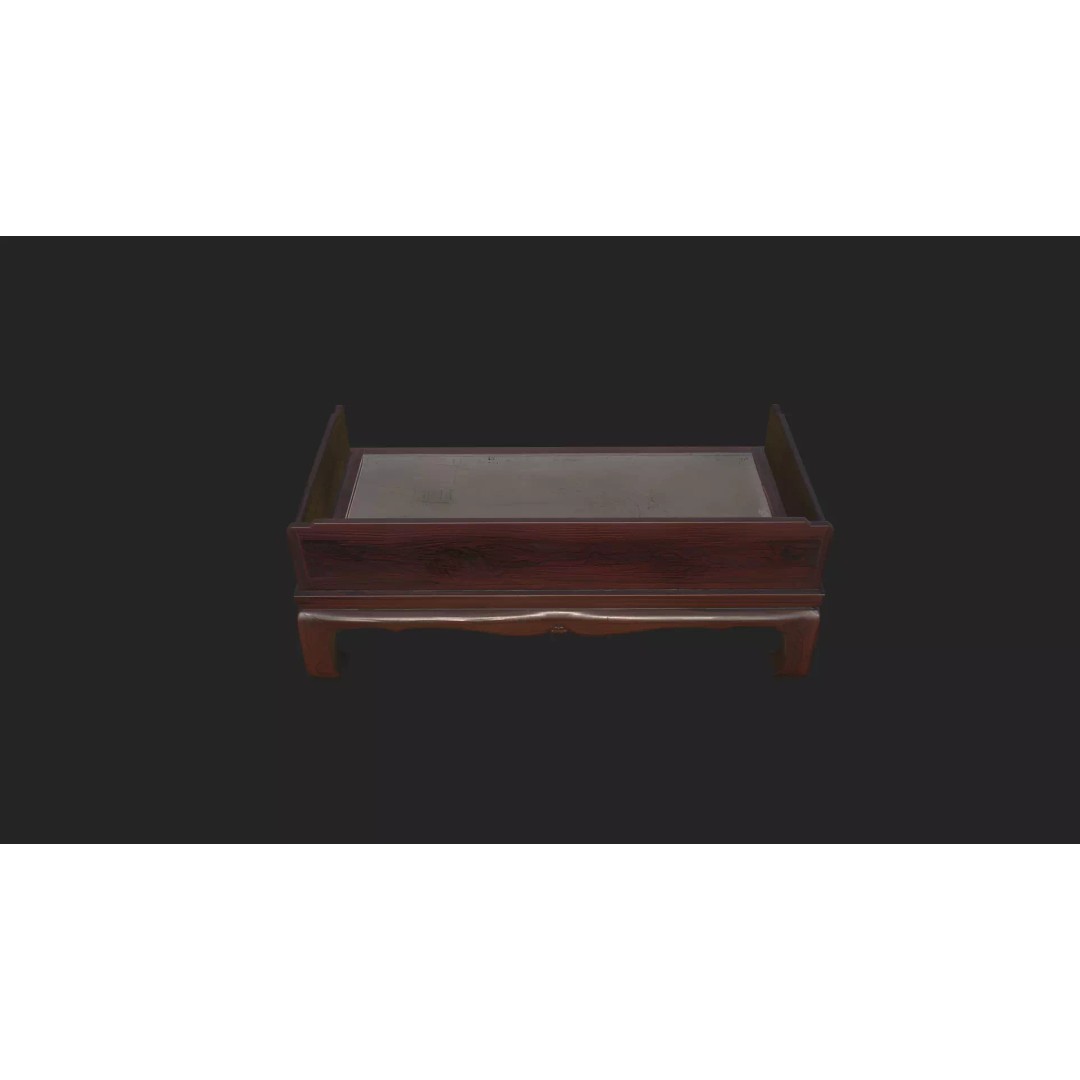 Table and Chairs 3D Model – Low Poly Furniture Asset, FBX/OBJ - View 9