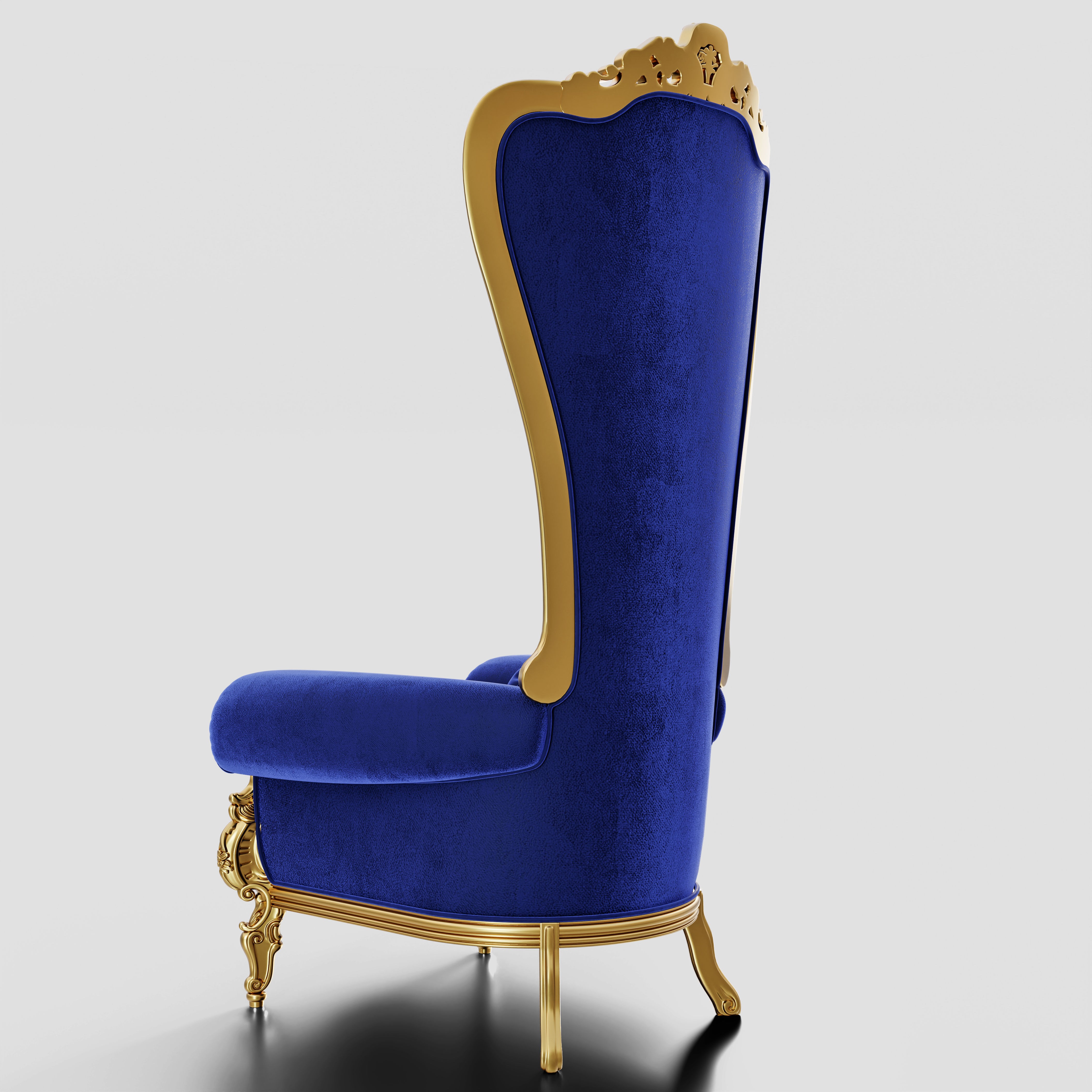 Throne Chair - Game-Ready 3D Model - View 6