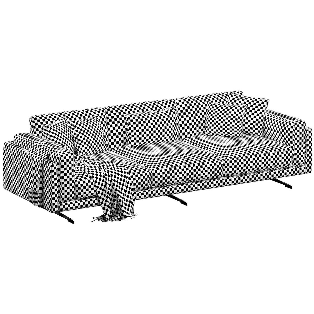 CTS Salotti Creo 3D Model – Modern Sofa, PBR Textures, FBX