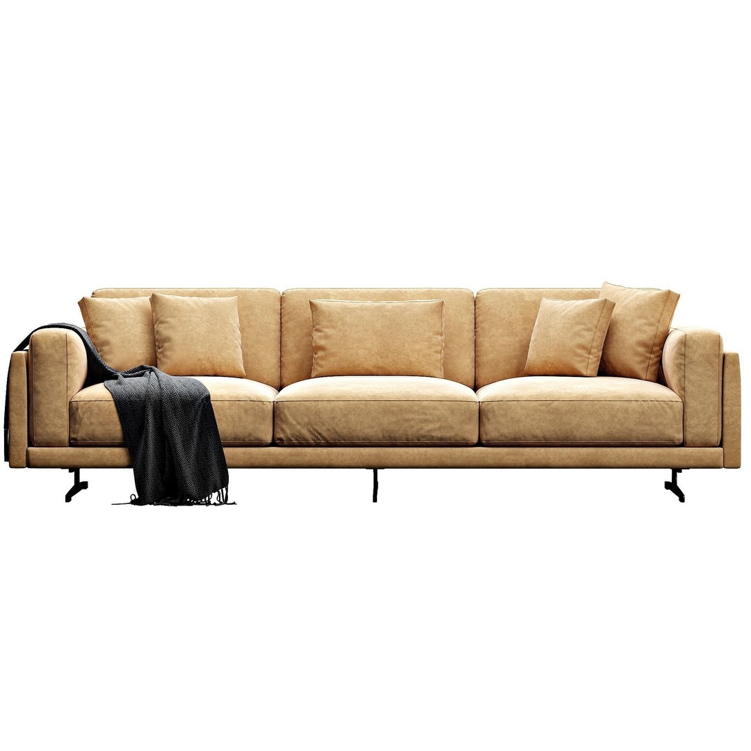CTS Salotti Creo 3D Model – Modern Sofa, PBR Textures, FBX - View 10
