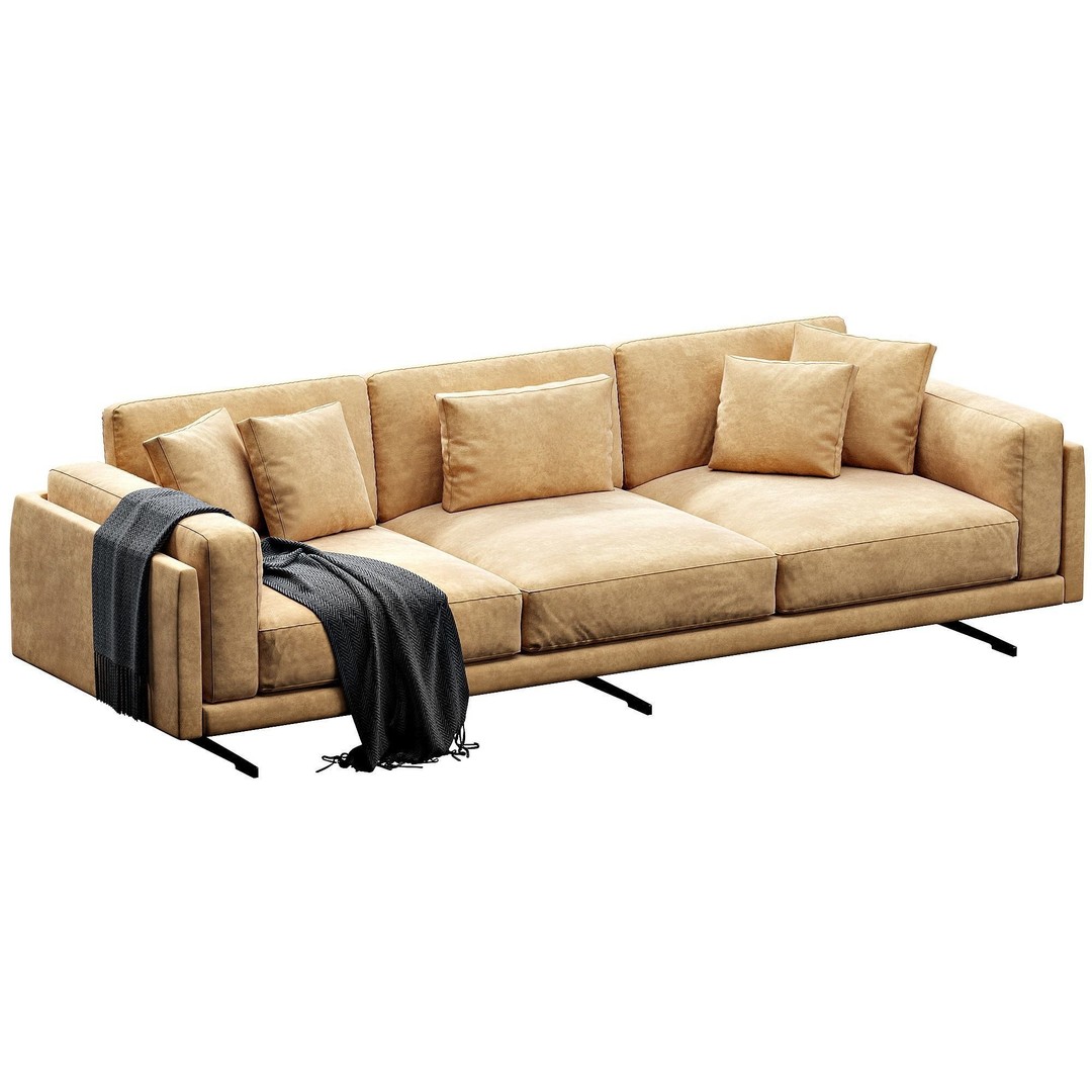 CTS Salotti Creo 3D Model – Modern Sofa, PBR Textures, FBX - View 13