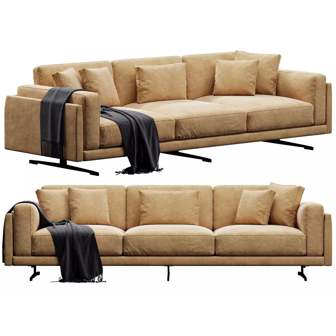 CTS Salotti Creo 3D Model – Modern Sofa, PBR Textures, FBX - View 2