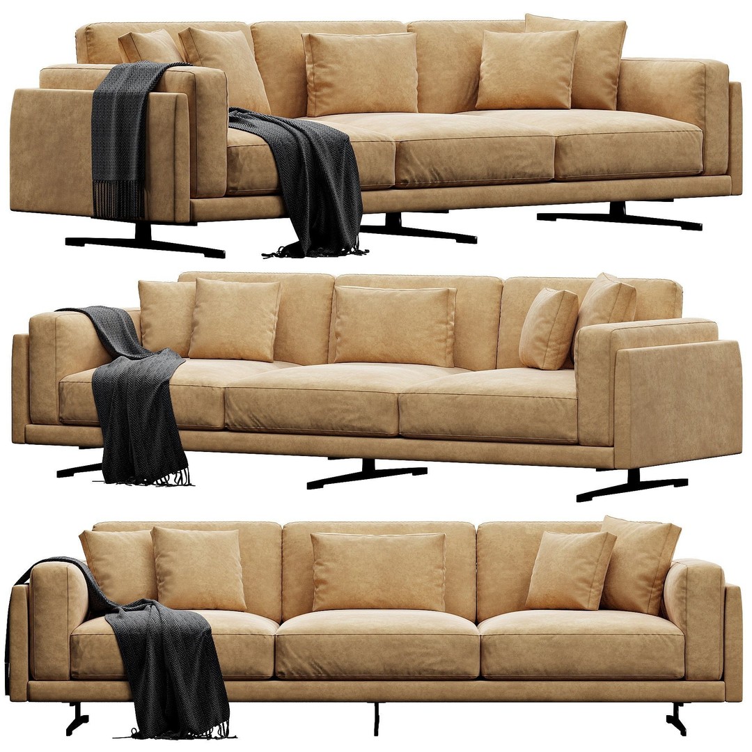 CTS Salotti Creo 3D Model – Modern Sofa, PBR Textures, FBX - View 7