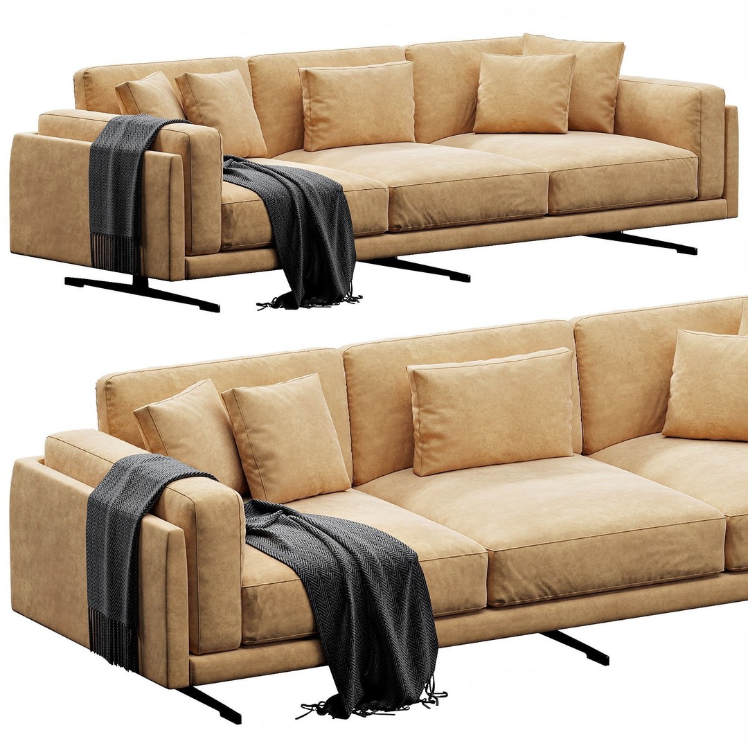 CTS Salotti Creo 3D Model – Modern Sofa, PBR Textures, FBX - View 8
