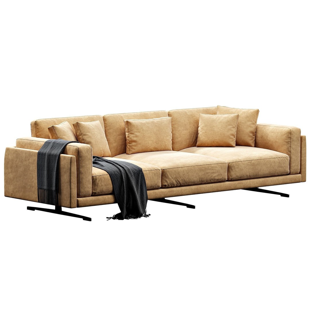 CTS Salotti Creo 3D Model – Modern Sofa, PBR Textures, FBX - View 9