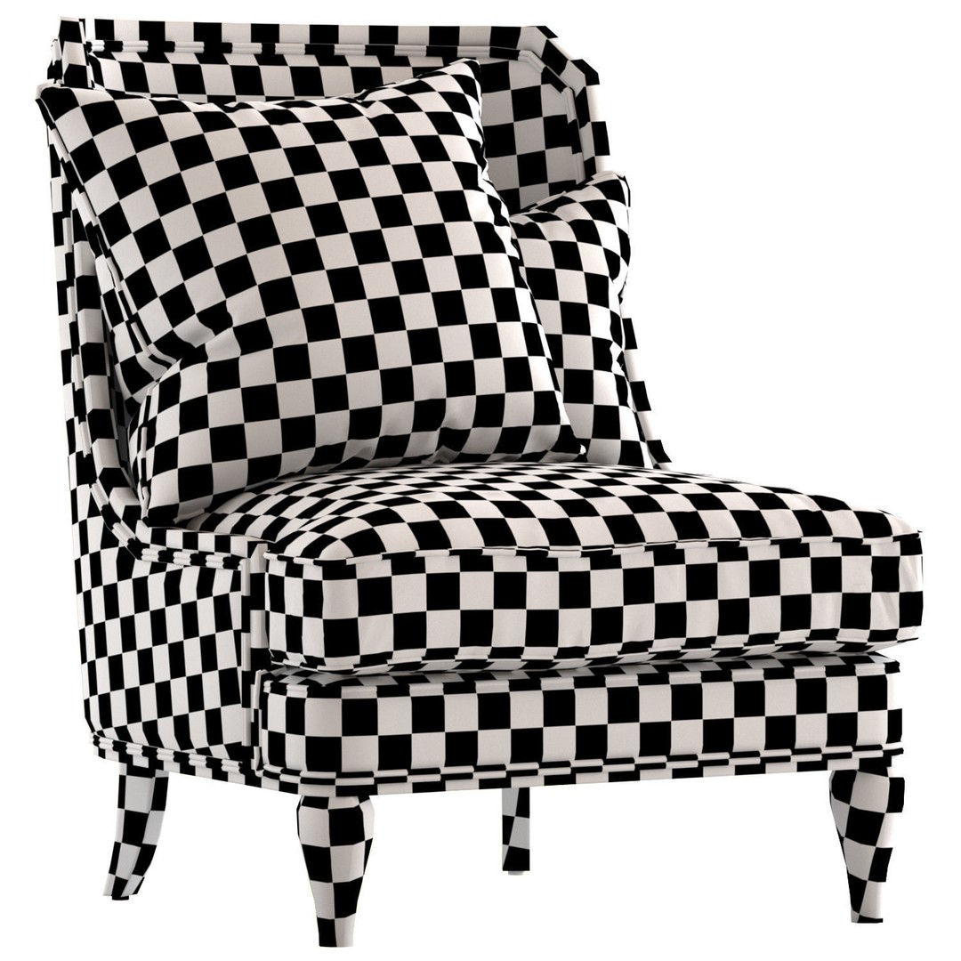 Erik Armchair 3D Model – Modern Furniture Design, FBX, OBJ