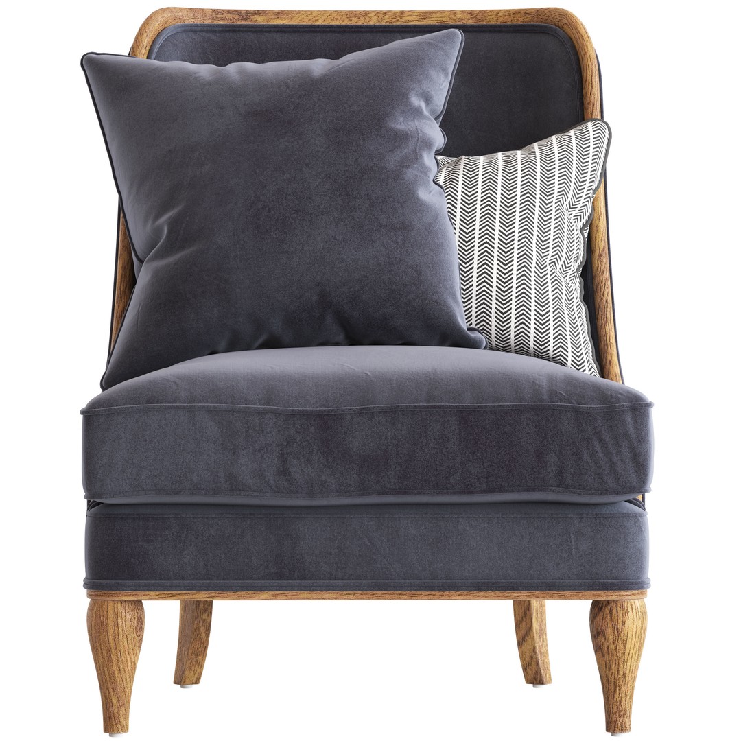 Erik Armchair 3D Model – Modern Furniture Design, FBX, OBJ - View 4