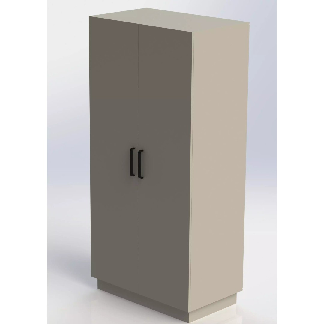 Cabinet 3D Model – Office Furniture, Game Ready, FBX & OBJ Formats - View 2