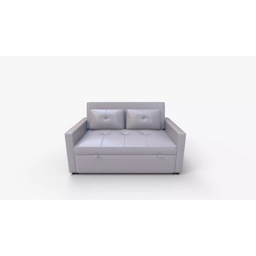 Zoey Linen Convertible Sleeper Loveseat 3D Model – PBR Textured, FBX, Blender - View 11