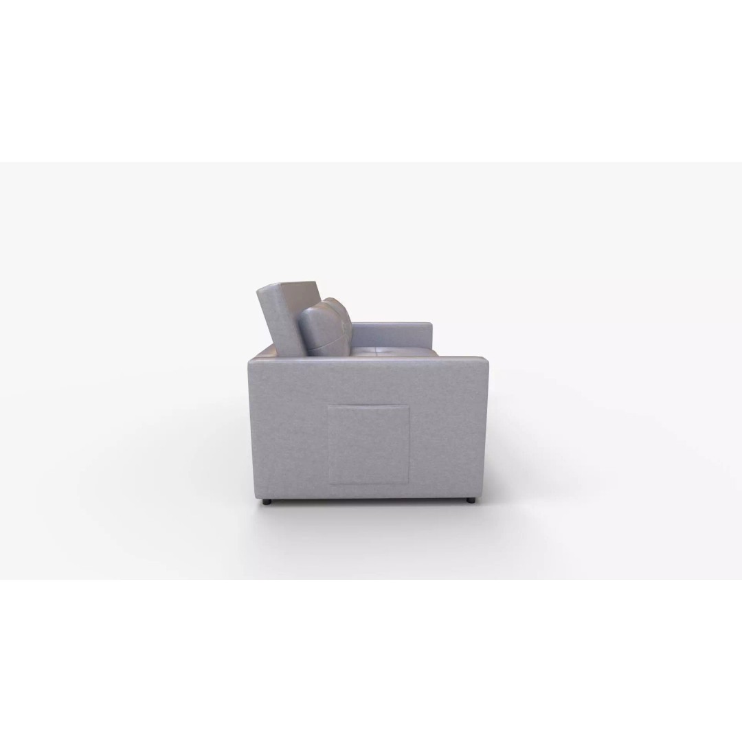 Zoey Linen Convertible Sleeper Loveseat 3D Model – PBR Textured, FBX, Blender - View 3