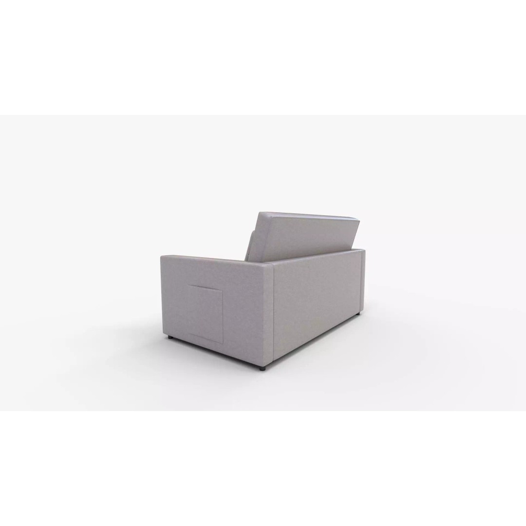 Zoey Linen Convertible Sleeper Loveseat 3D Model – PBR Textured, FBX, Blender - View 6