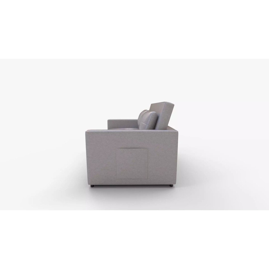 Zoey Linen Convertible Sleeper Loveseat 3D Model – PBR Textured, FBX, Blender - View 7