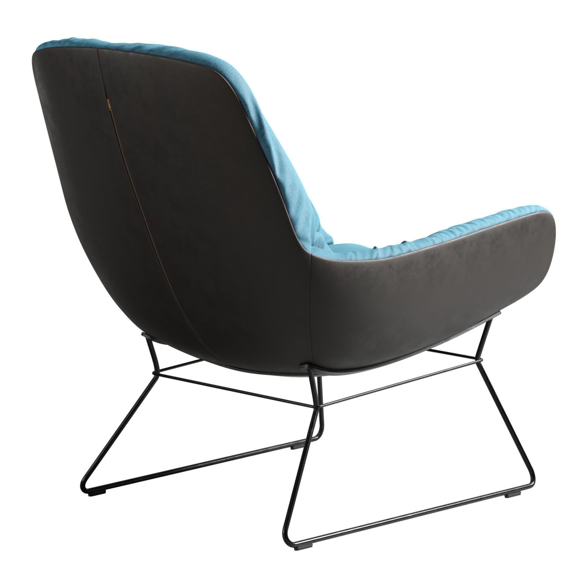 Leya Lounge Chair - PBR Game-Ready 3D Model - View 13