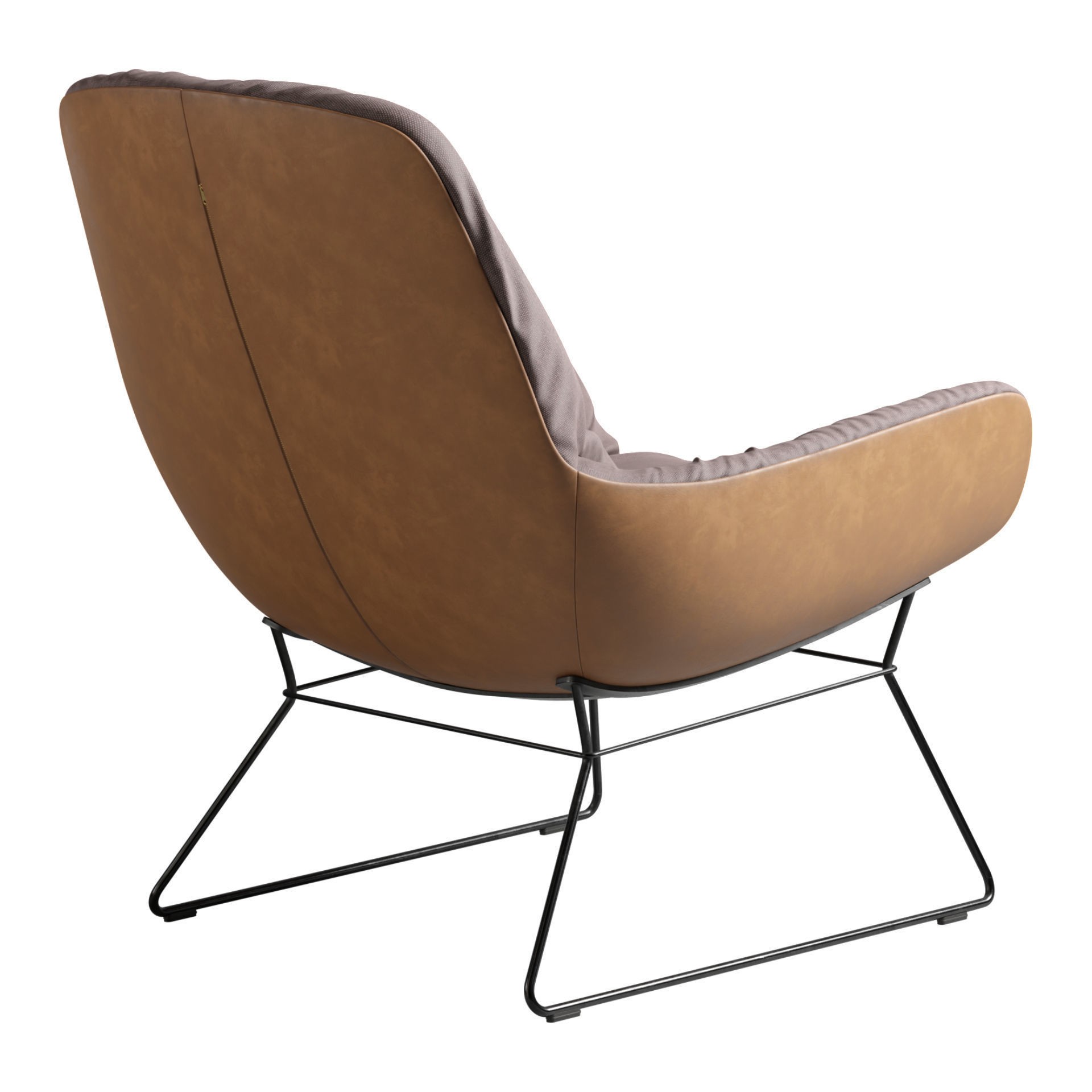 Leya Lounge Chair - PBR Game-Ready 3D Model - View 14