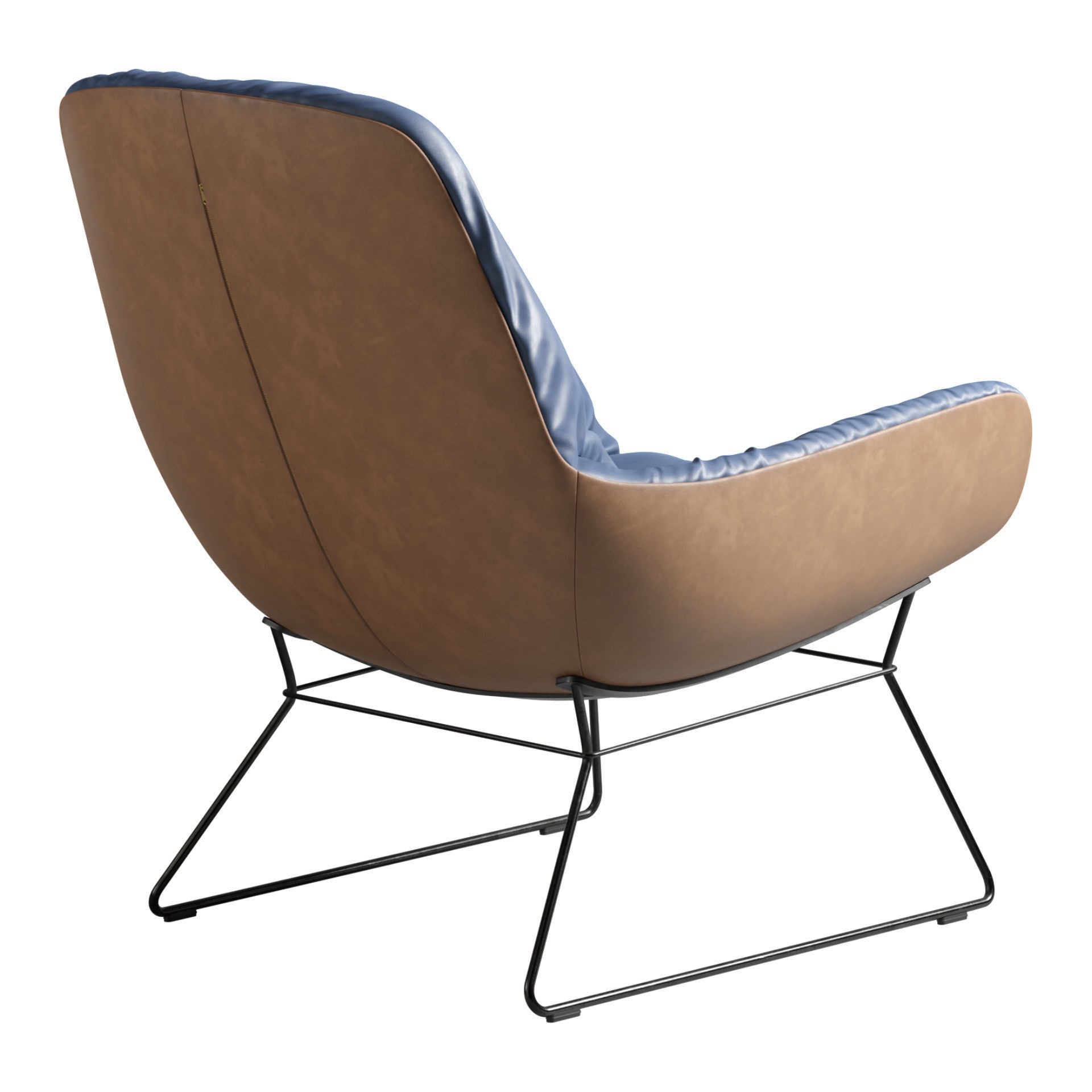 Leya Lounge Chair - PBR Game-Ready 3D Model - View 15