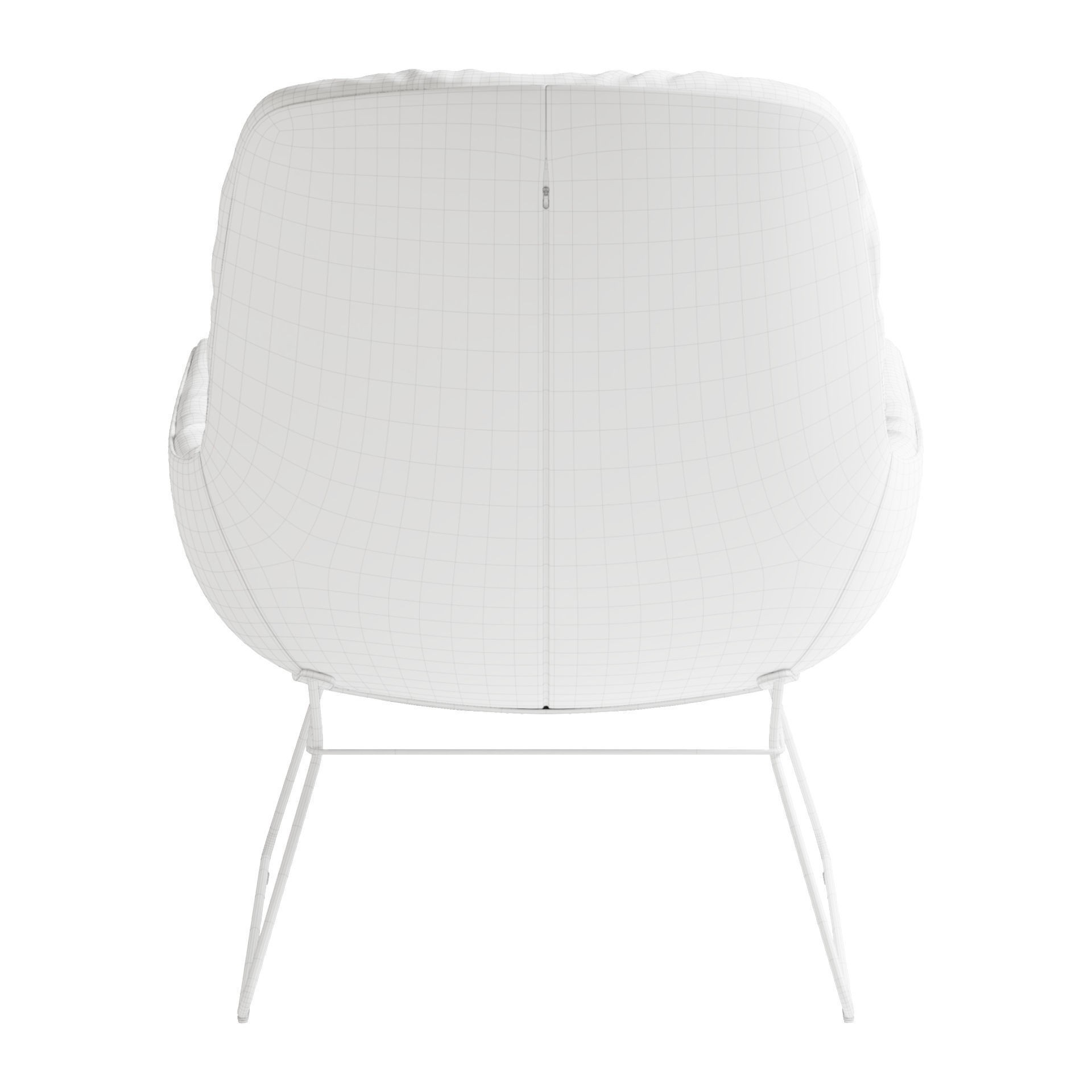 Leya Lounge Chair - PBR Game-Ready 3D Model - View 16