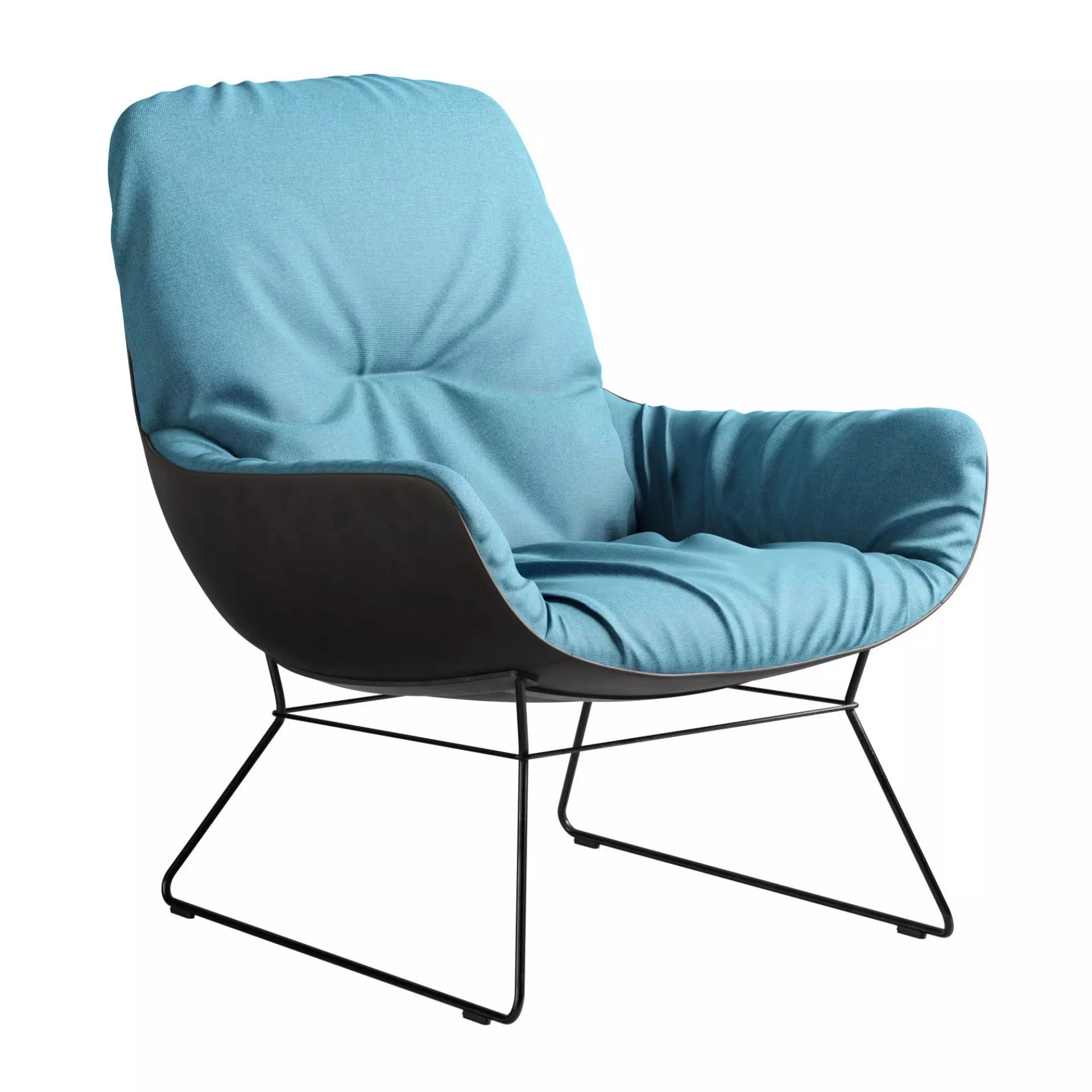 Leya Lounge Chair - PBR Game-Ready 3D Model - View 2