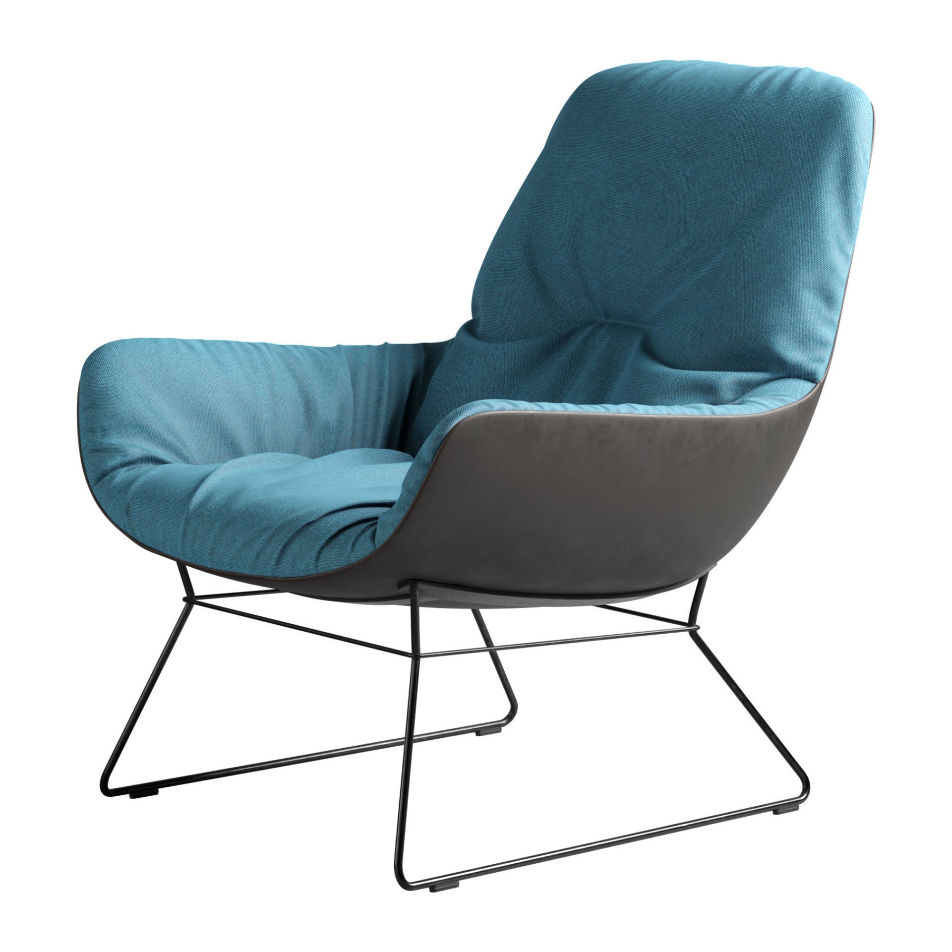 Leya Lounge Chair - PBR Game-Ready 3D Model - View 25