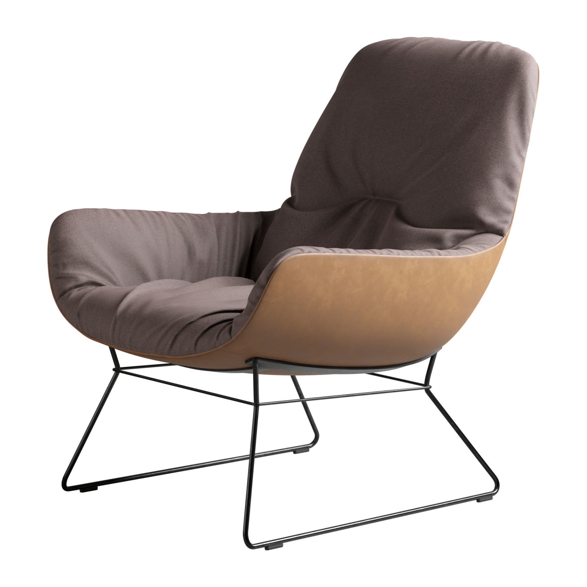 Leya Lounge Chair - PBR Game-Ready 3D Model - View 26