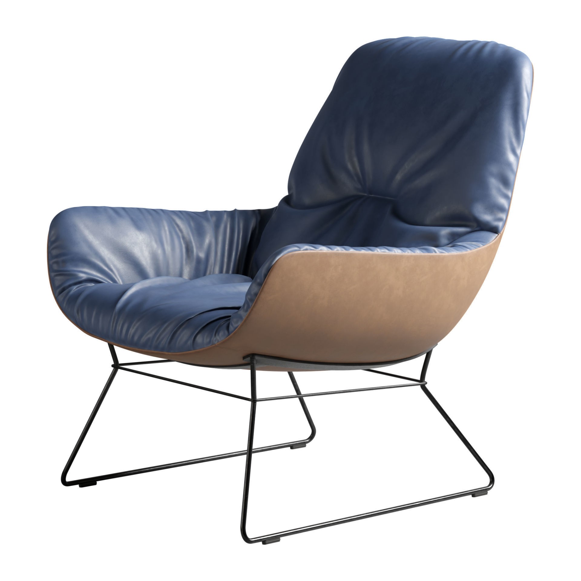 Leya Lounge Chair - PBR Game-Ready 3D Model - View 27