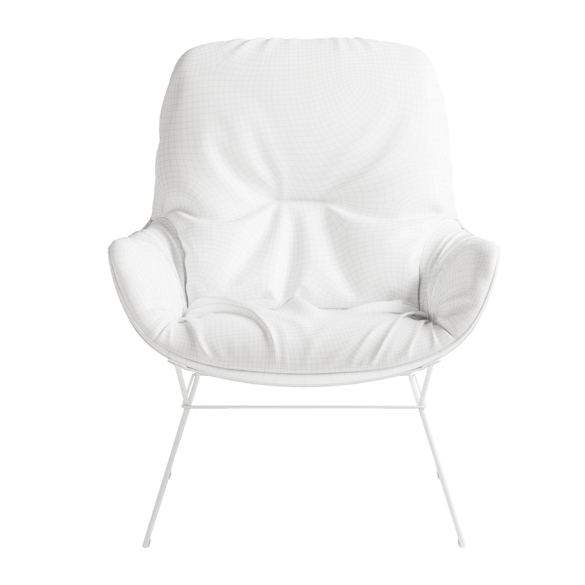 Leya Lounge Chair - PBR Game-Ready 3D Model - View 28