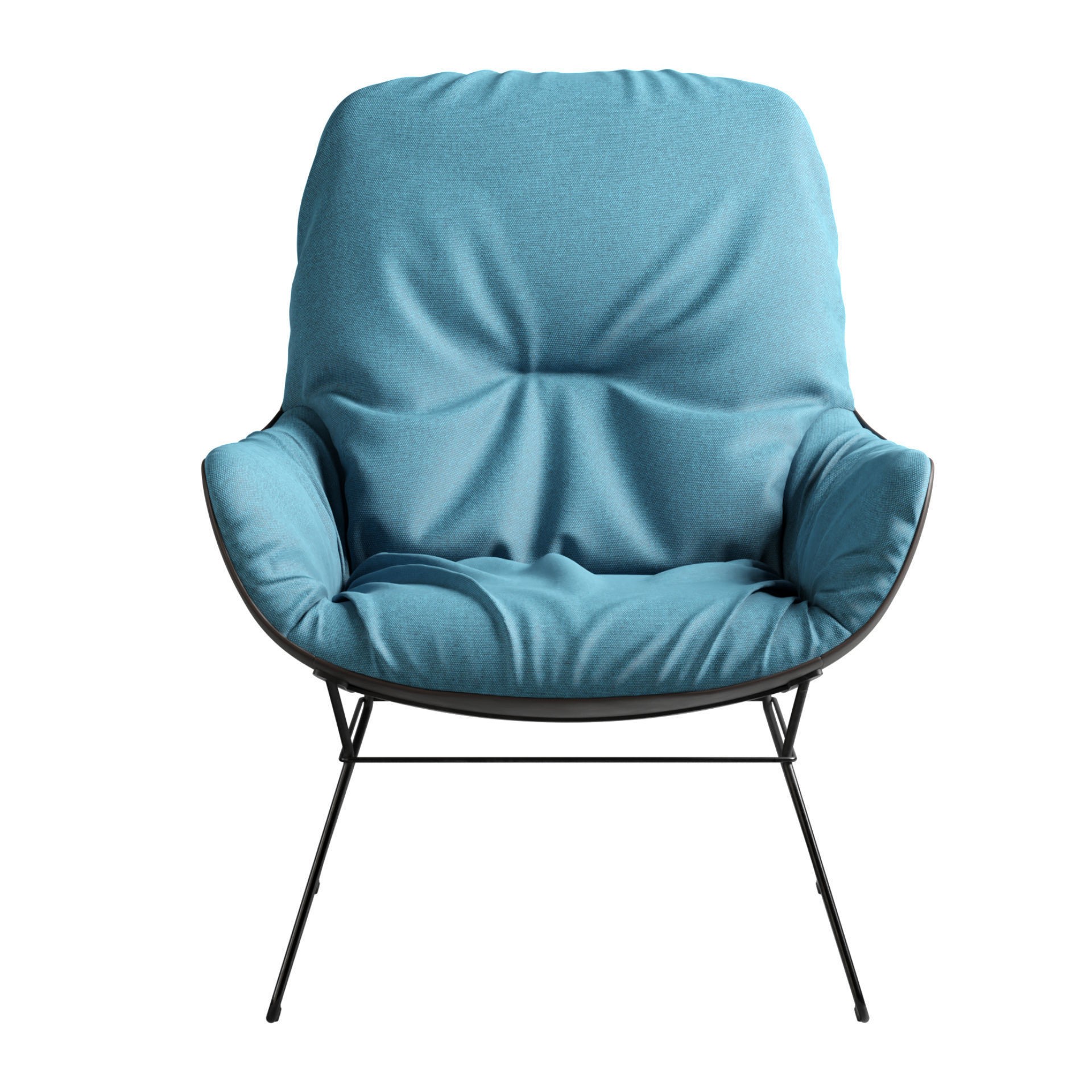 Leya Lounge Chair - PBR Game-Ready 3D Model - View 29