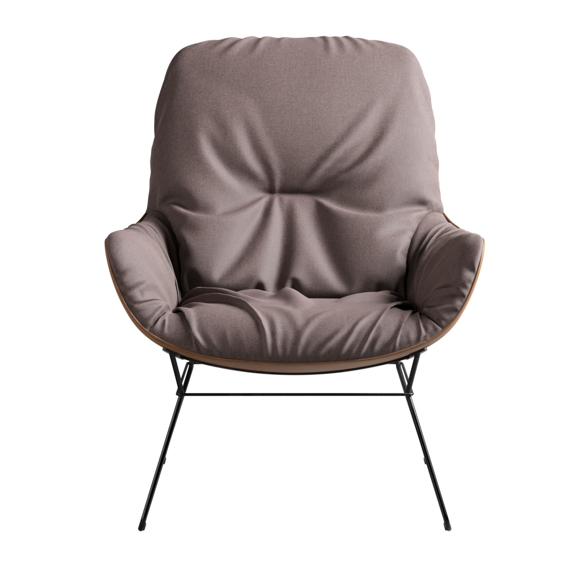 Leya Lounge Chair - PBR Game-Ready 3D Model - View 30