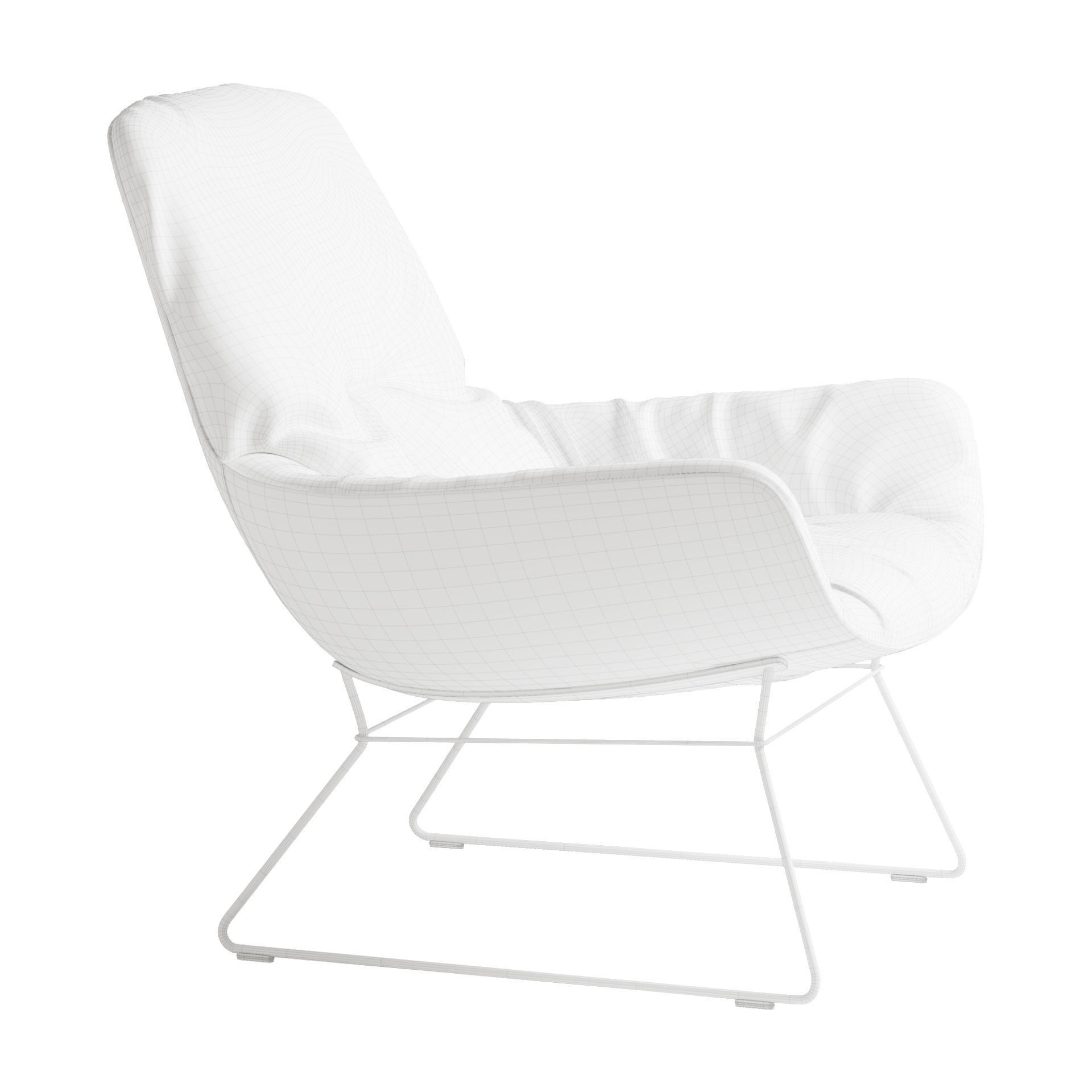 Leya Lounge Chair - PBR Game-Ready 3D Model - View 8