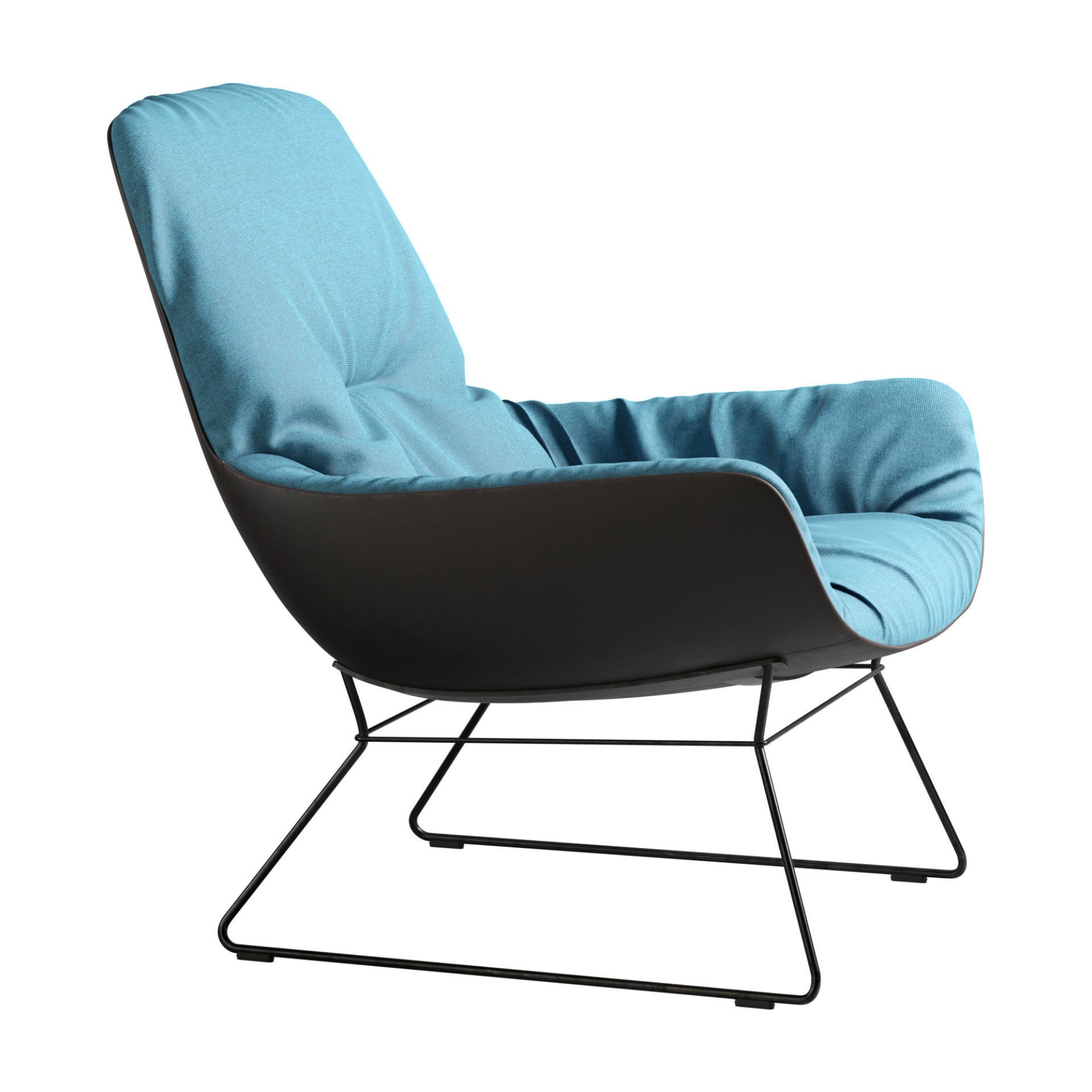 Leya Lounge Chair - PBR Game-Ready 3D Model - View 9
