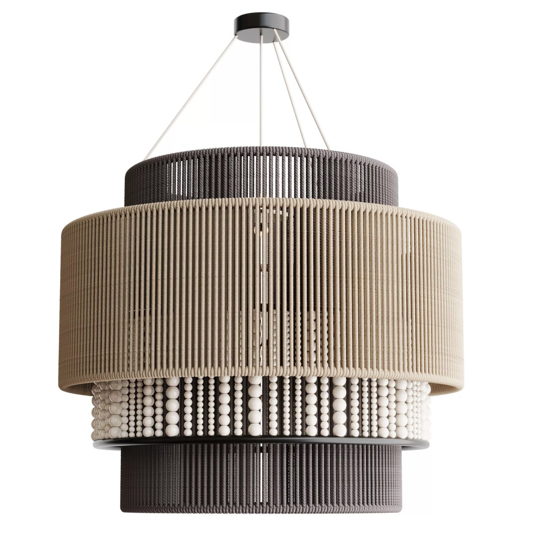 KATE 65 Lamp 3D Model – High Poly Modern Lighting Fixture, FBX, OBJ - View 3
