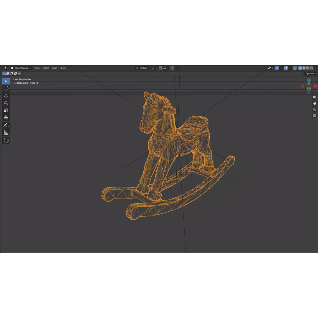 Attic Horror Interior Prop 3D Model – Low Poly Game-Ready Assets, FBX - View 33
