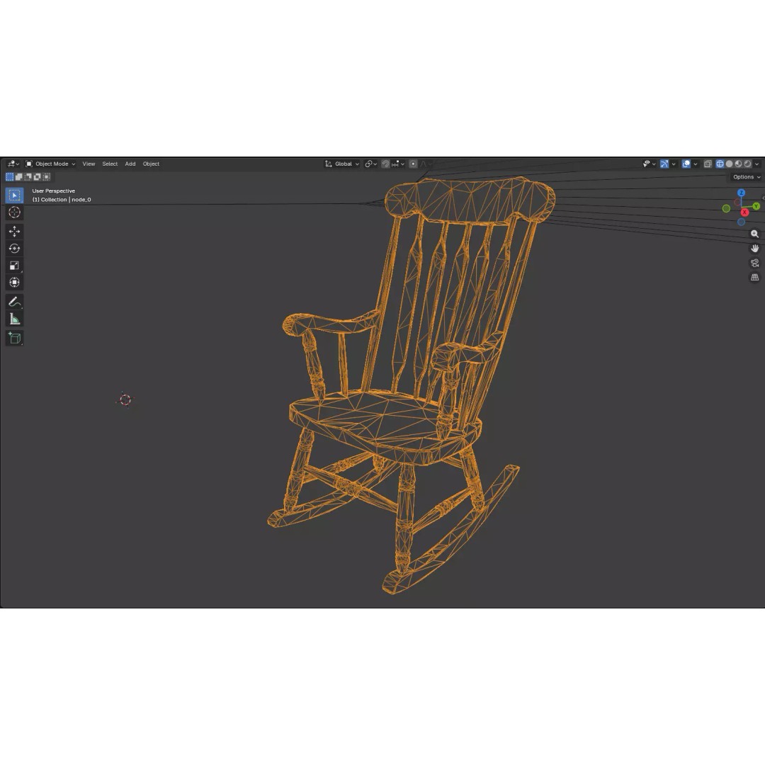 Attic Horror Interior Prop 3D Model – Low Poly Game-Ready Assets, FBX - View 35