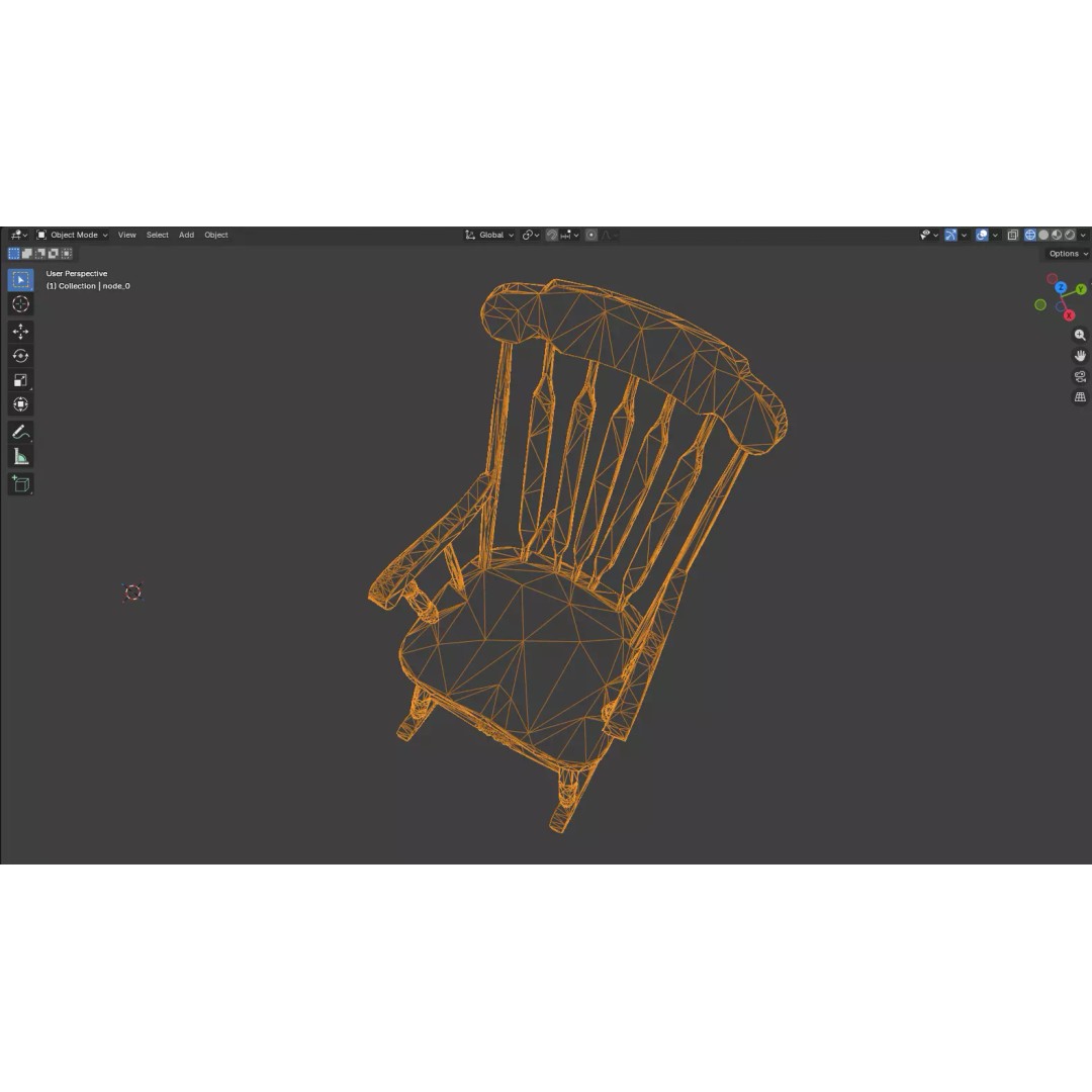 Attic Horror Interior Prop 3D Model – Low Poly Game-Ready Assets, FBX - View 36