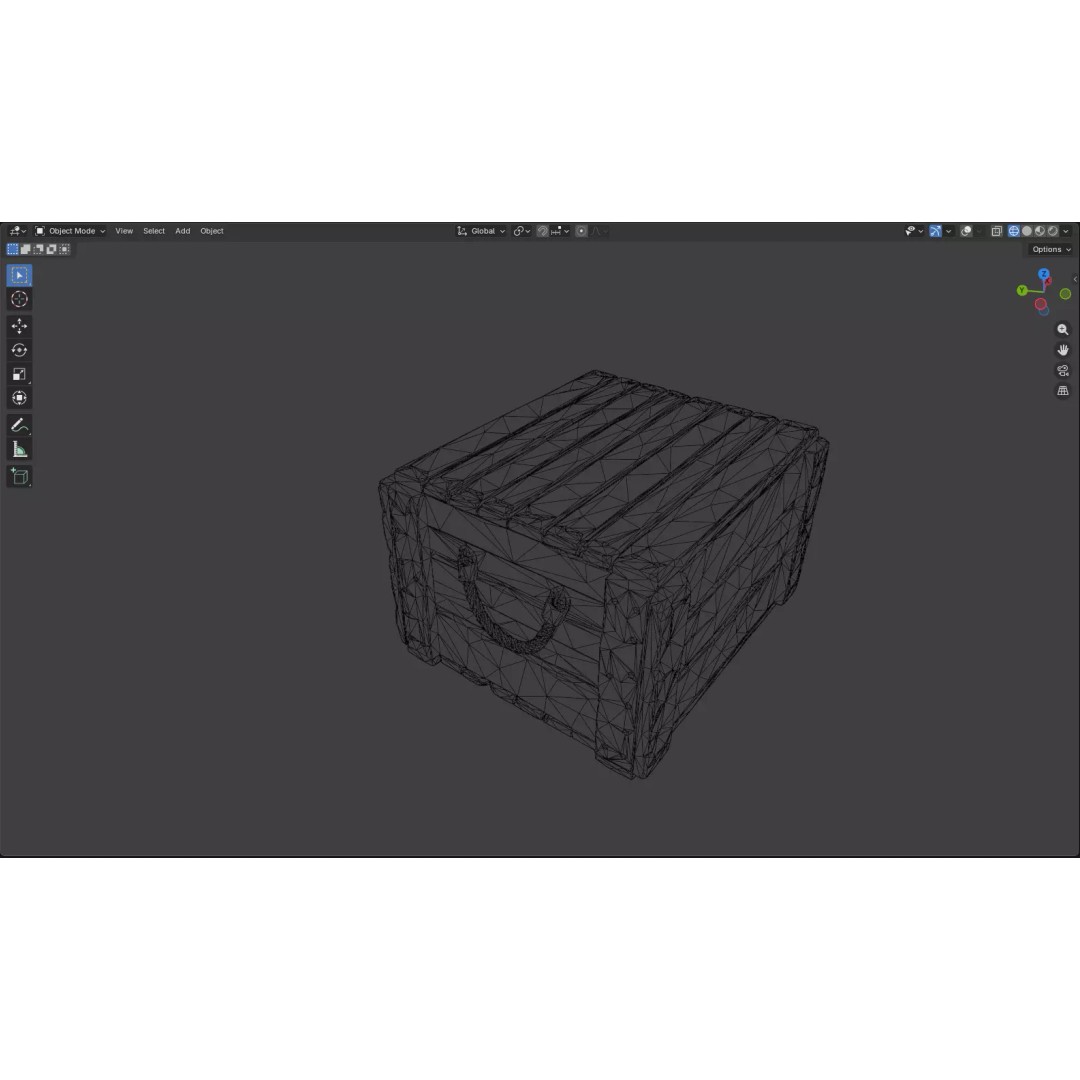 Attic Horror Interior Prop 3D Model – Low Poly Game-Ready Assets, FBX - View 37