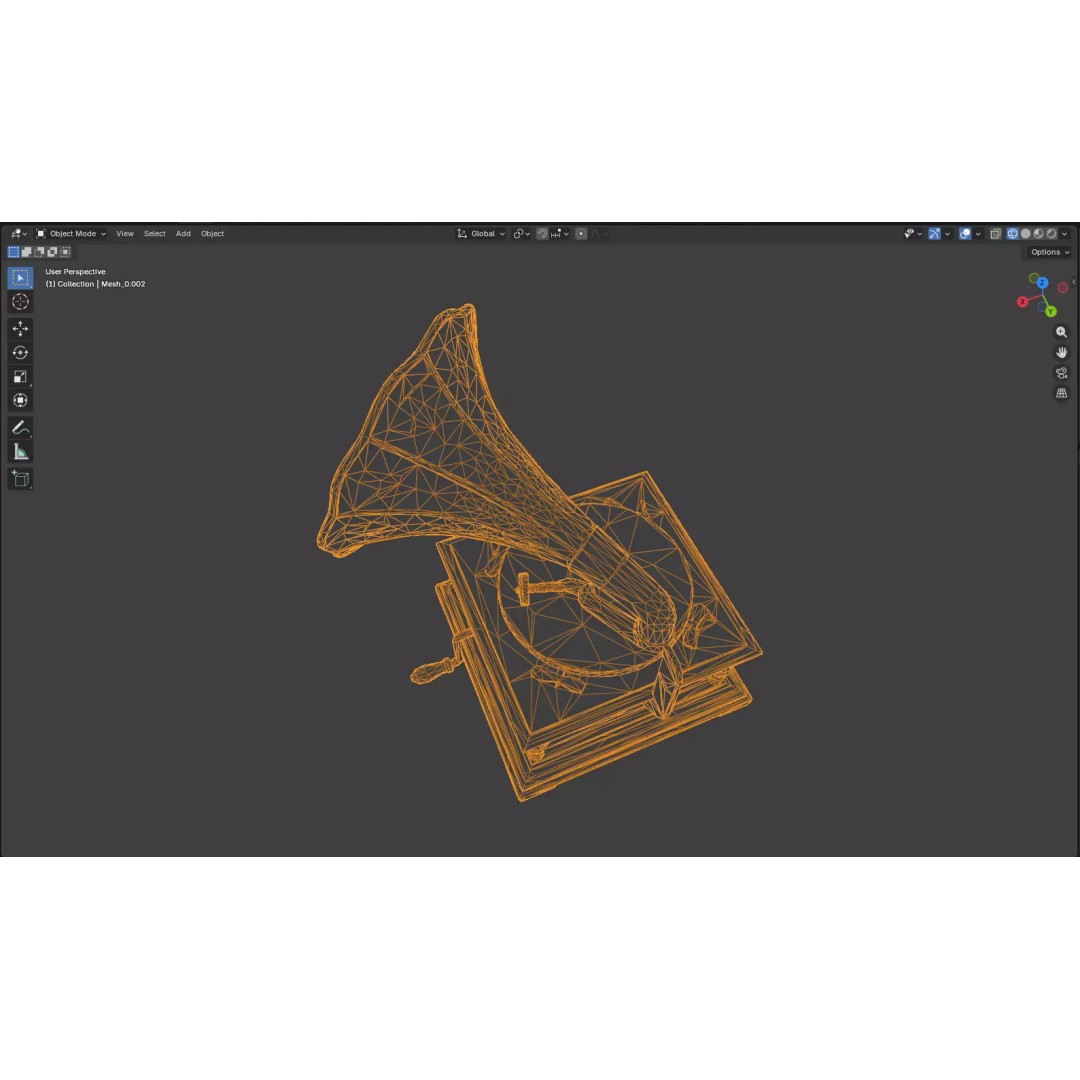 Attic Horror Interior Prop 3D Model – Low Poly Game-Ready Assets, FBX - View 41